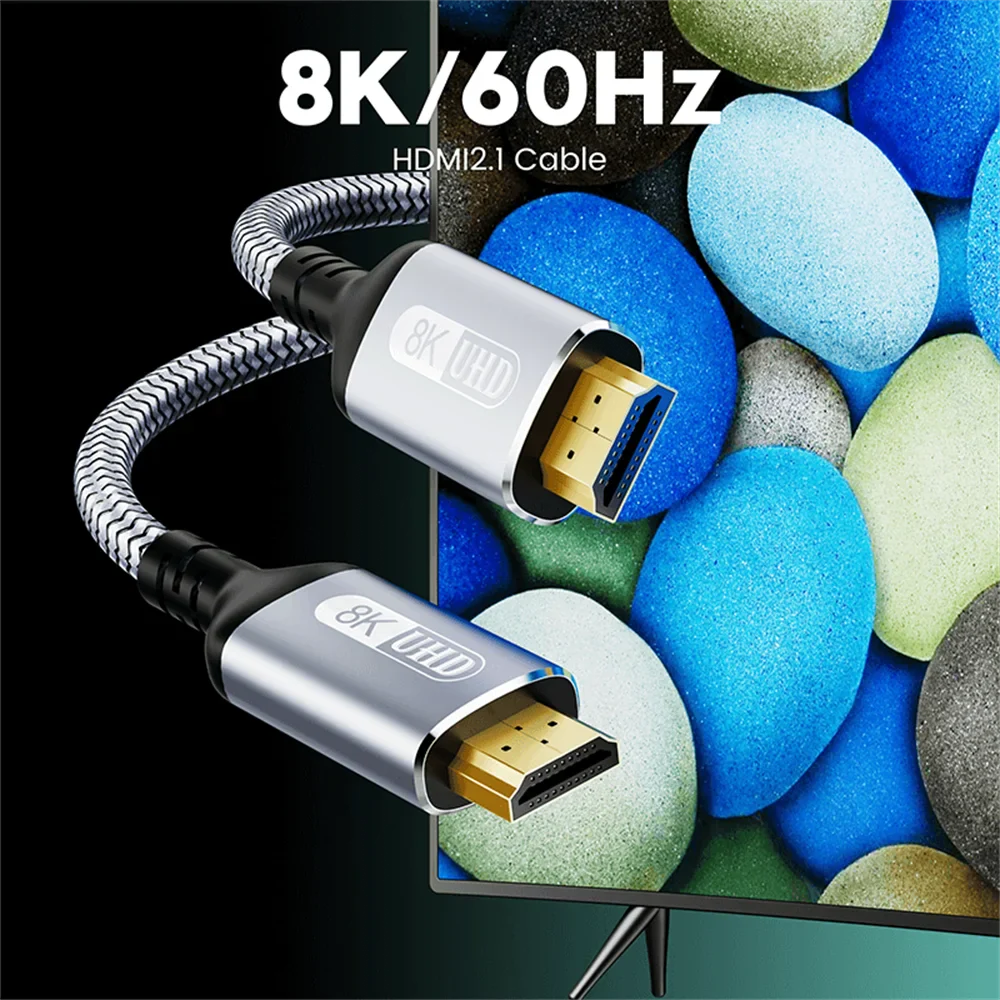 Cavo Vothoon 8K 2.1 120Hz 4K compatibile con HDMI 8K Ultra High Speed ​​HDR eARC per HDTV, XBox, Proiettore, PS5