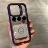 Camera Stand Cases with Lens Protection For iPhone 15 Pro Max (with Free Camera Lens)