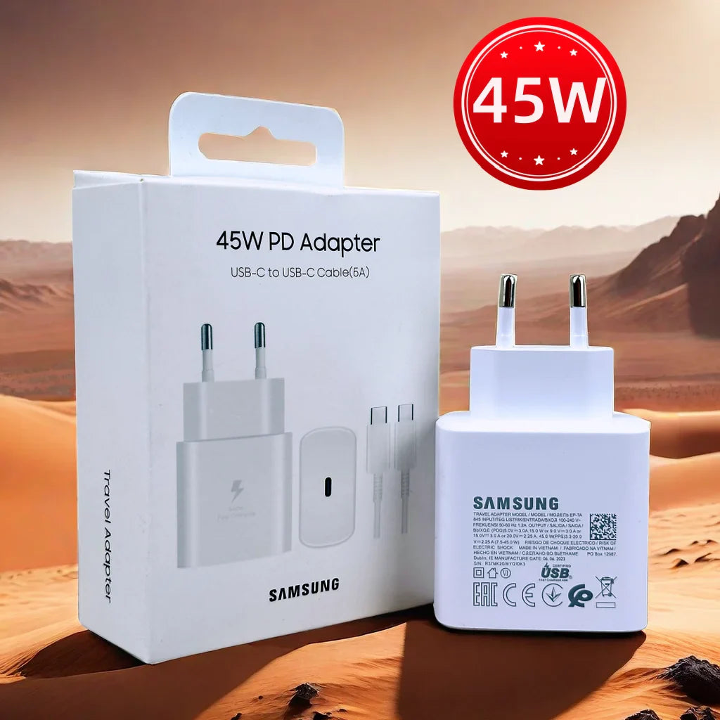 Original Samsung Charger 45W Super Fast Charge