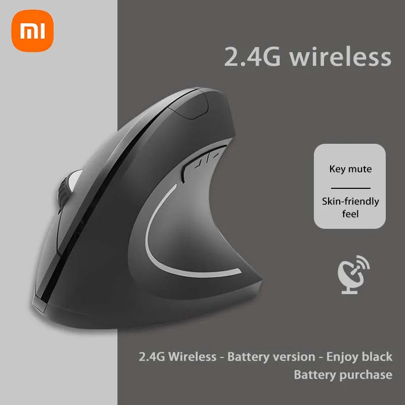 Mouse da gioco ergonomici verticali wireless Bluetooth 2.4GHz - Tastiere elettroniche regolabili a 1600 DPI